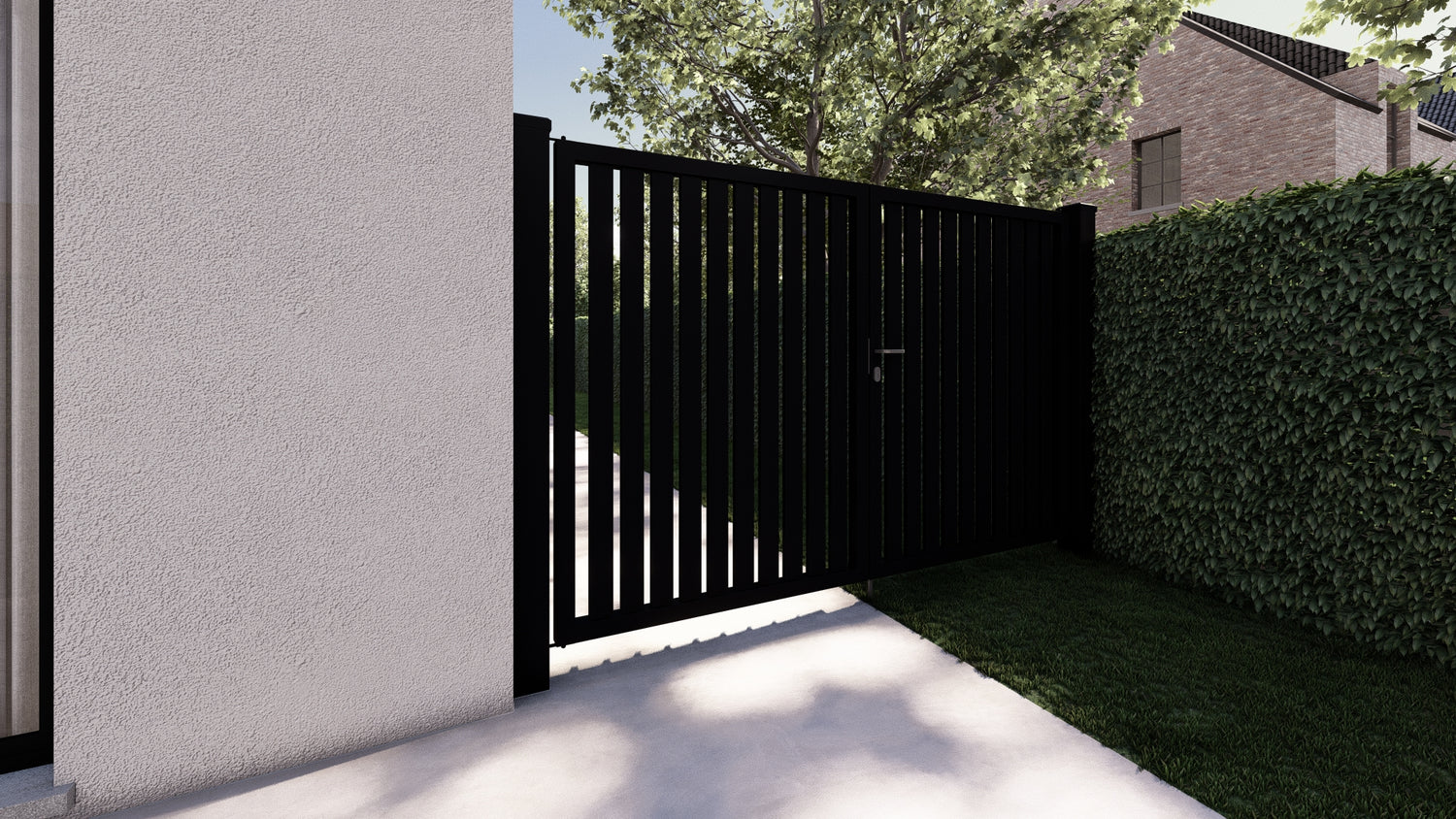 Alzebra open verticaal dubbele vleugel