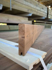 Eindplank thermowood naaldhout