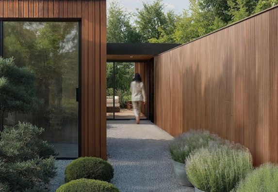 Bardot schuttingpaneel van Ayous thermohout