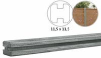 Poteau intermédiaire en béton - 11,5x11,5x278cm