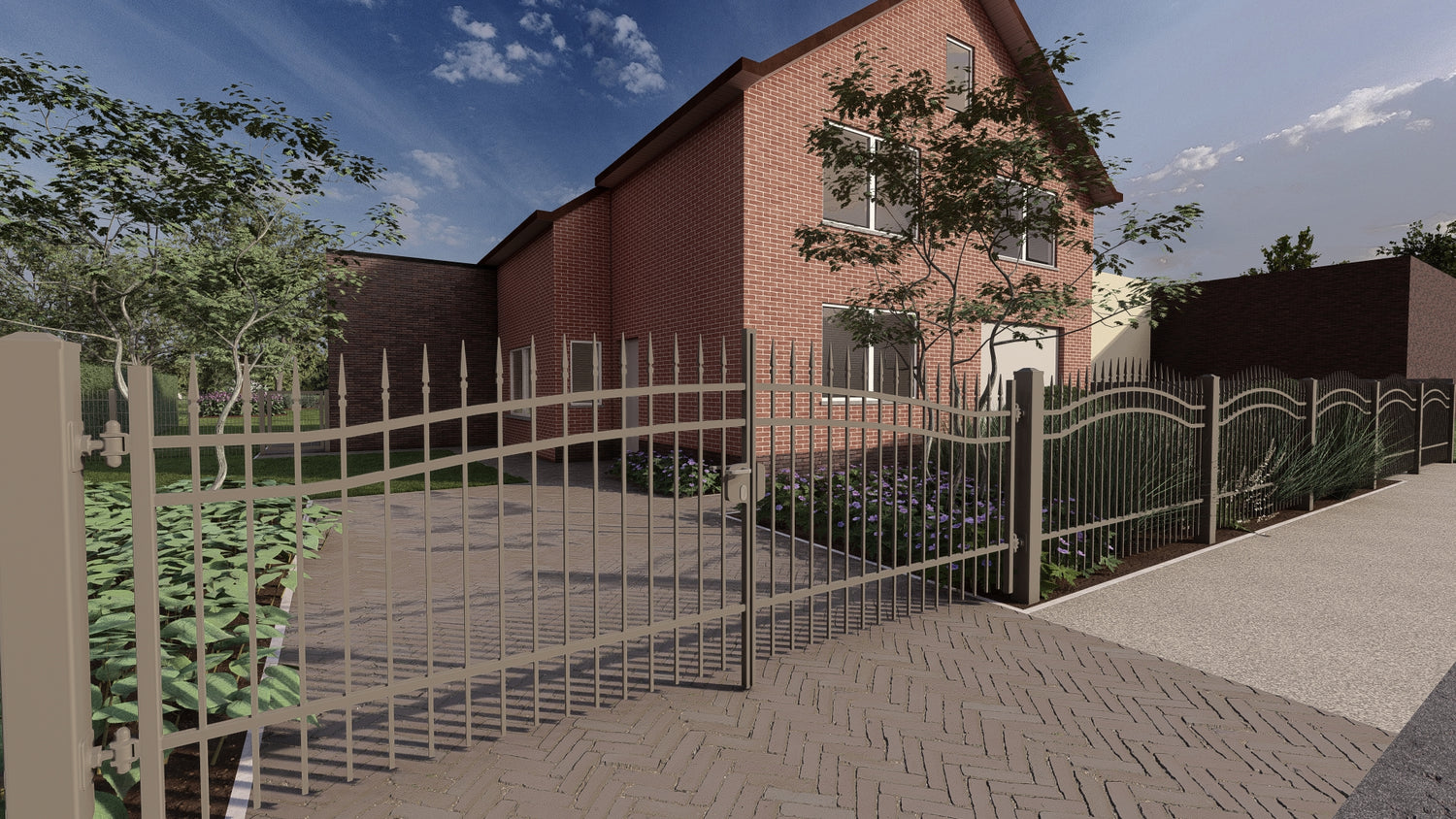 Portail battant Chevalier