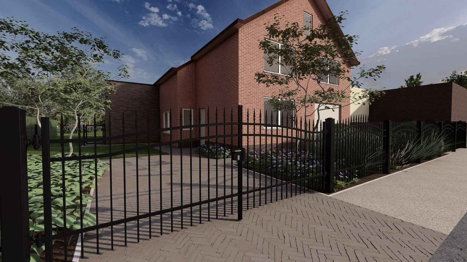 Portail battant Chevalier