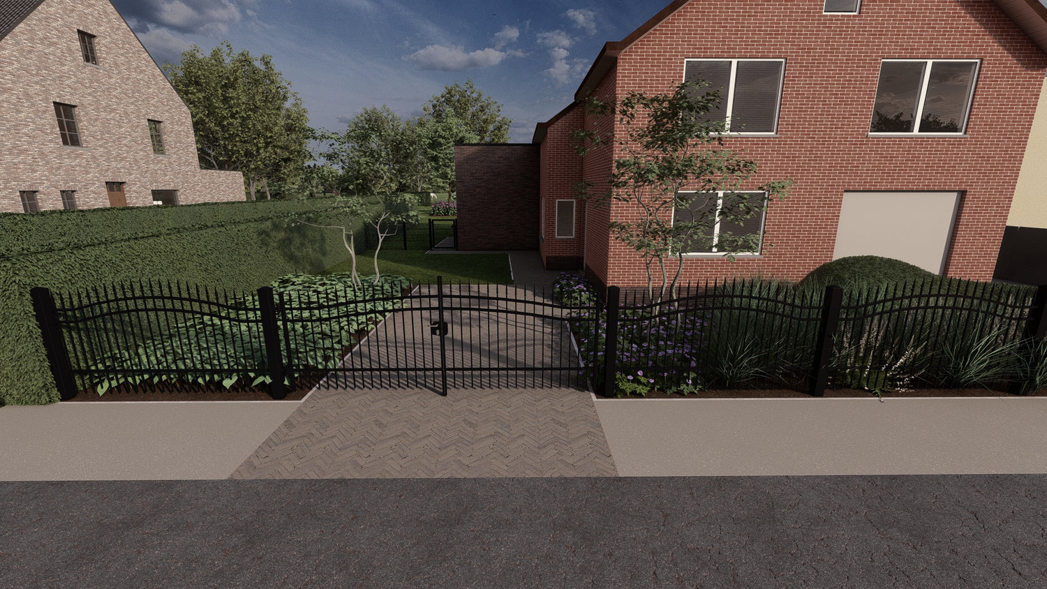 Portail battant Chevalier