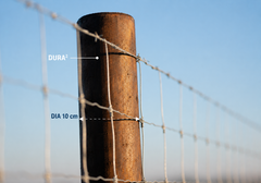 Dura2 paal diameter 10 cm