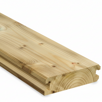 Geïmpregneerd vlak profiel (Deens Rabat) – grenen – 34 x 145 x 2000 mm