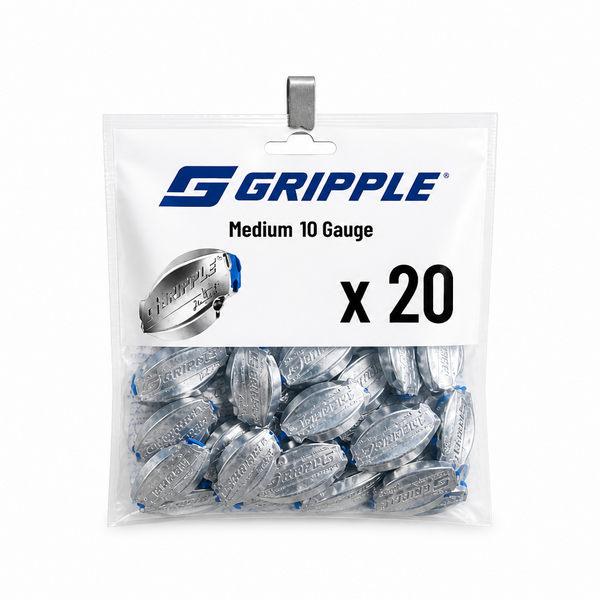 Zakje Gripple draadverbinders 20 stuks