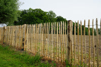 Kastanje hekwerk - latafstand 4-5cm