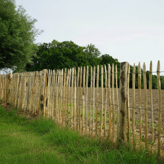 Kastanje hekwerk houten schapenomheining 
