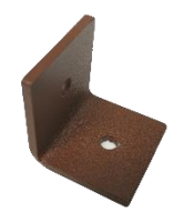 Profilé en L en aluminium pour écran en fibre Ecowood