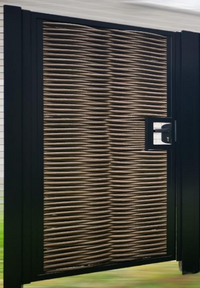 Portail en fibre synthétique Ecowood