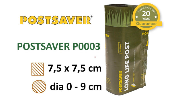 Postsaver 3 - tot dia. 9cm of 7.5x7.5cm