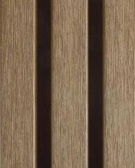 Kleuroverzicht Fiberdeck WEO 35 composiet gevelbekleding in de uitvoeringen Teak, Ipé, Silver Grey en Anthracite en cedar/eik kleur