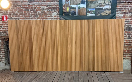 Wand in thermowood ayous