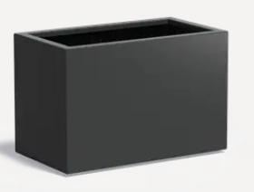 Orlanda jardinière rectangulaire en aluminium  