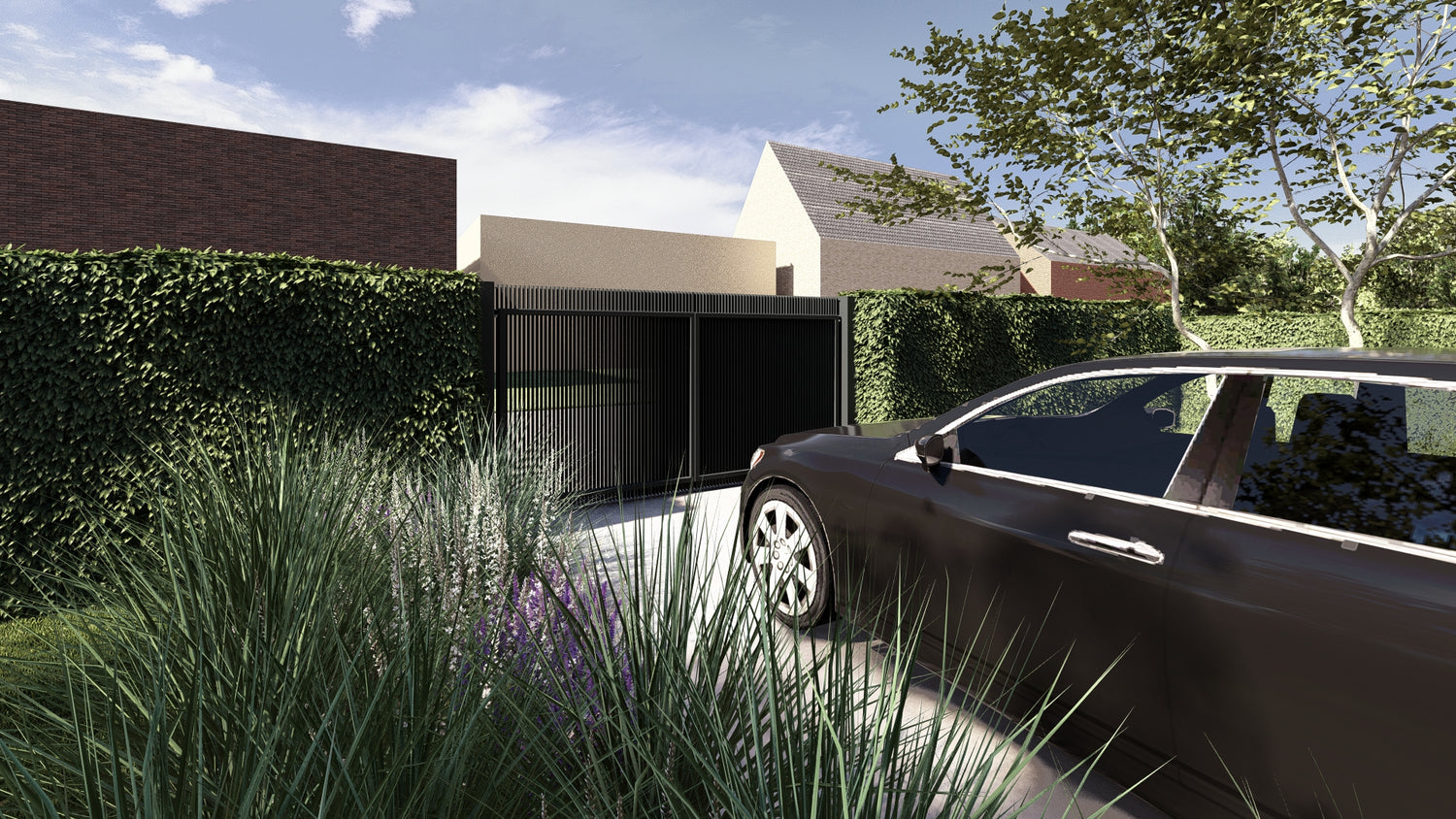 Portail battant Radiato à double battant