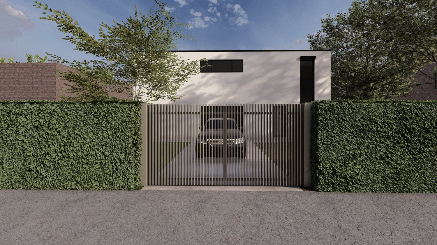 Portail battant Radiato à double battant