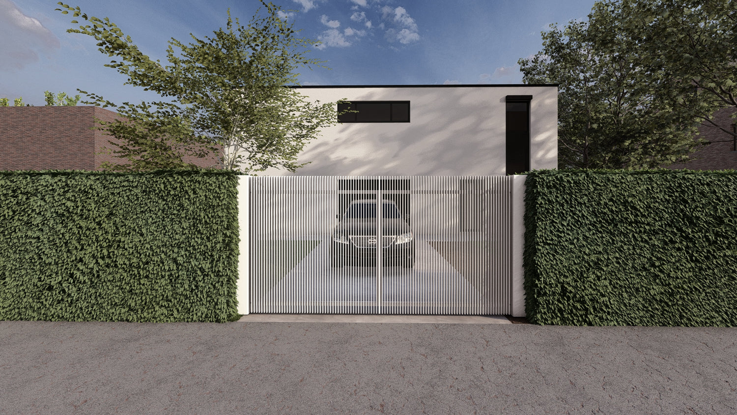 Portail battant Radiato à double battant