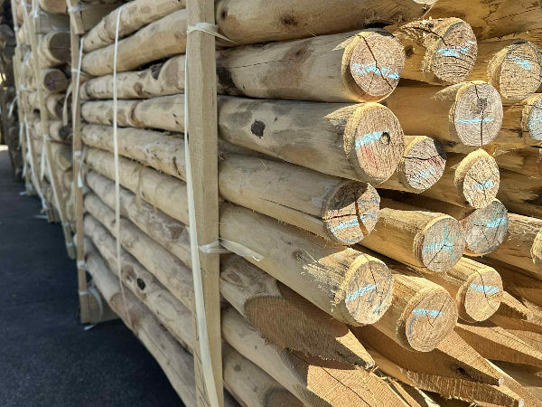 Robinia ronde palen - dia. 8-10cm