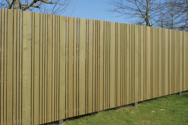 Torino scherm in geïmpregneerd naaldhout.