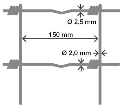 Cloture gibier  200 cm x 50 m