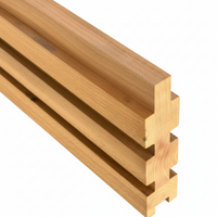 Thermo Vuren Triple Profiel (Deens Rabat) – 34 x 145 mm – Dubbelzijdig