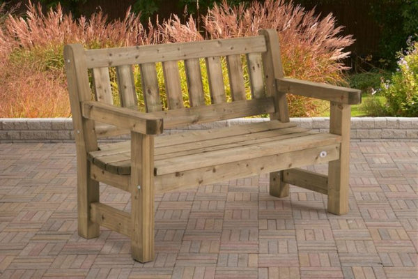 Banc de parc en bois