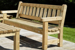 Houten parkbank