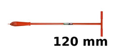 spiraalboor van polet met een kop van 120 cm