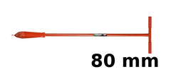 Spiraalboor van polet met kop van 80 mm